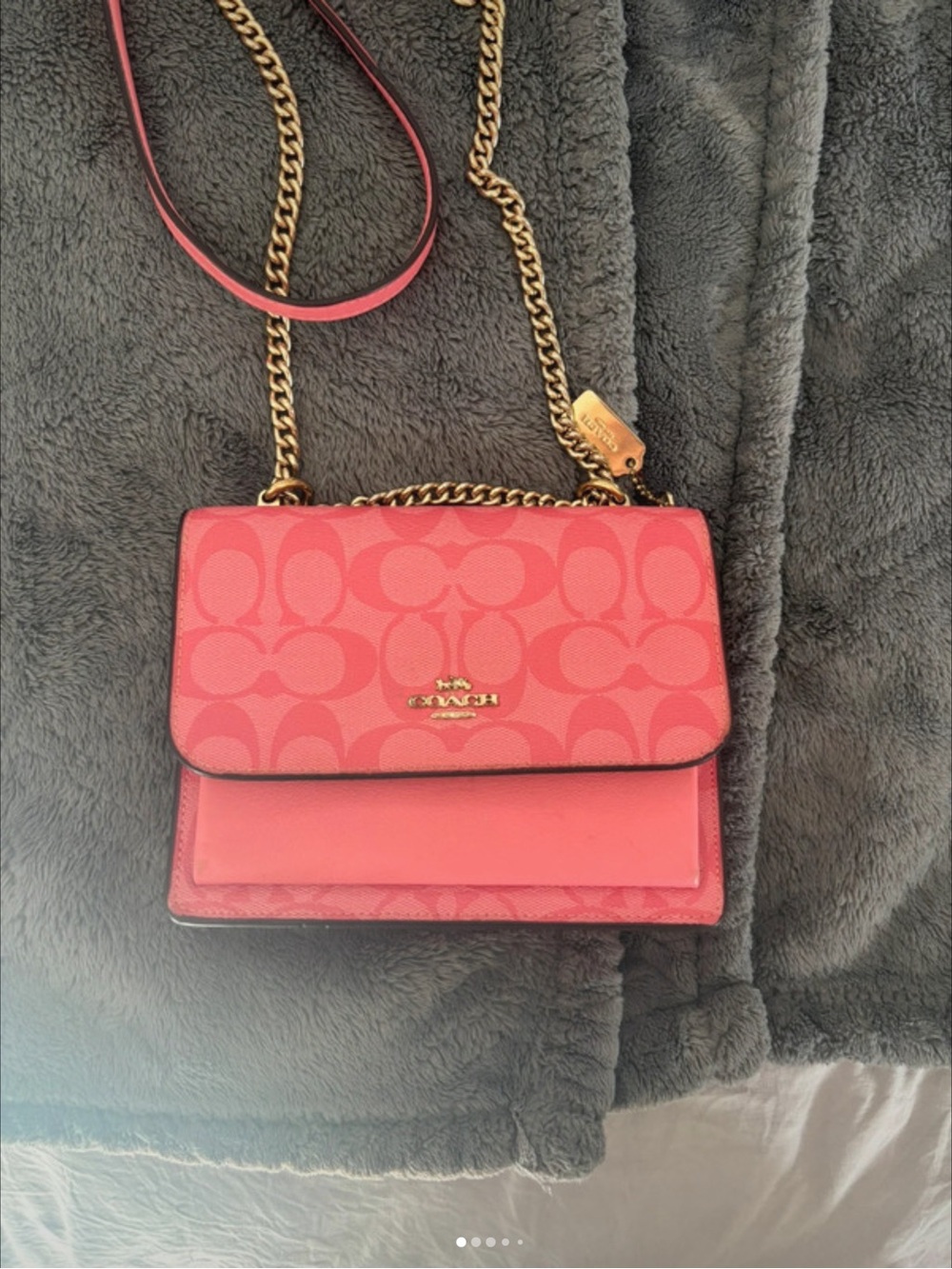 Coach mini Klare Crossbody in Pink Lemonade